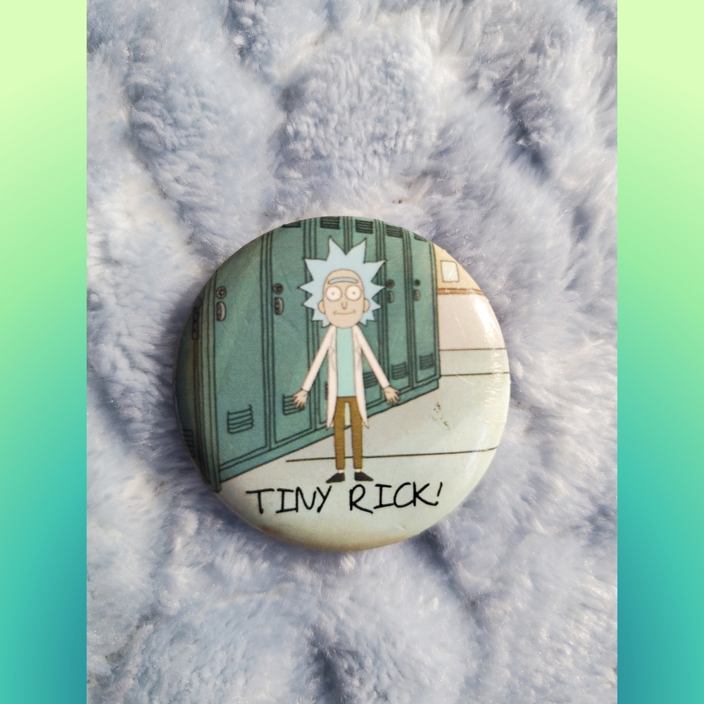 Rick &Morty : Tiny Rick! Button Pin